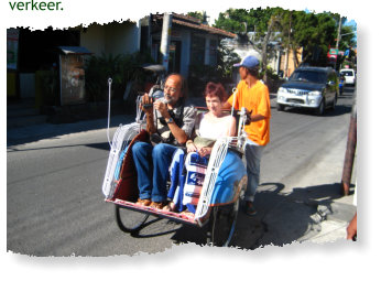 becaktocht in Yogjakarta