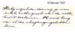brief over het vliegtuigongeluk in Biak