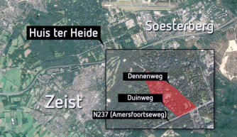 plattegrond Huis ter Heide Zeist