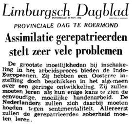 assimilatie problemen