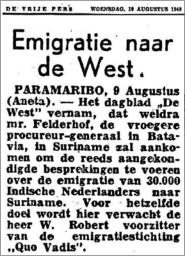 emigratie Indische Nederlanders