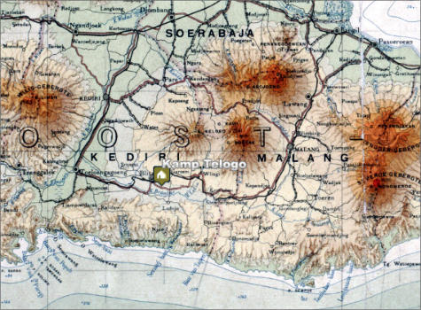 Kamp Telogo bij Blitar